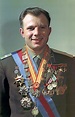 Pilot-Cosmonaut Yuri Alexseyevich Gagarin, Hero of the Soviet Union ...