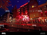 Il quartiere a luci rosse di Amsterdam Paesi Bassi Foto stock - Alamy