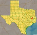 Map of Trinity County, Texas
