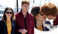 Sex Education star Emma Mackey shares a kiss with her boyfriend Dan ...