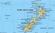 Mapa da Nova ZelândiaMinuto Ligado