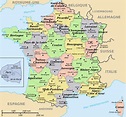 Carte de France: Carte de france avec départements