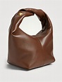 VALENTINO GARAVANI Small Roman Stud Leather Hobo Bag | Holt Renfrew Canada