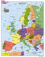 Maps of Europe | Map of Europe in English | Political, Administrative ...