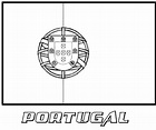 Desenhos de Bandeira do Portugal para Colorir, imprimir e pintar ...