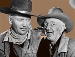 John Wayne and Walter Brennan publicity photo Red River 1948-2013 ...