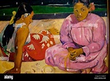 Mujeres de Tahití (En la playa). (Femme de Tahití ou sur la plage ...