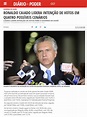Diário do Poder – Cláudio Humberto divulga pesquisa realizada no Estado ...