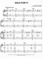 Solo Por Ti Sheet Music | Josh Groban | Easy Piano