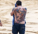 Ben Affleck's Giant Back Tattoo is Apparently Real and Big