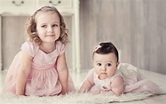 Cute Two Sisters HD desktop wallpaper : Widescreen : High Definition ...
