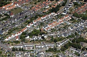 Luftbild Hückelhoven - Wohngebiet einer Reihenhaus- Siedlung in ...