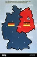 Histoire de l'Allemagne (1949-1990). Carte de la République ...
