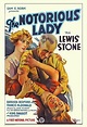 The Notorious Lady (1927) movie posters