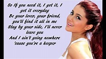 Ariana Grande - The Way Lyrics Solo Version - YouTube