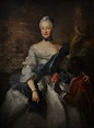 ca. 1750 Caroline von Hessen-Darmstadt (die große Landgräfin) mit ihrem ...
