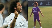 Tripleta del hijo de Marcelo con el Real Madrid