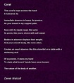 Coral Poem by Derek Walcott - Poem Hunter