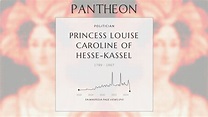 Princess Louise Caroline of Hesse-Kassel Biography - Princess of Hesse ...