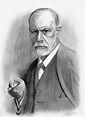 Los Dibujos de David: Retrato Sigmund Freud.