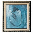 Mid Century Blue Nude Picasso Reproduction Print | Chairish