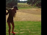 Samantha Maddox golf swing - YouTube