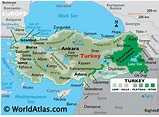 Turkey Map / Geography of Turkey / Map of Turkey - Worldatlas.com