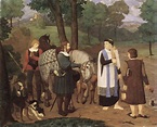 Rudolf von Habsburg und der Priester Painting | Franz Pforr Oil Paintings
