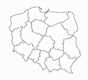 Kolorowanka Mapa Polski « maluchy.pl