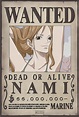ABYstyle - One Piece - Wanted Nami New poster (52 x 35) : Abysse Corp ...