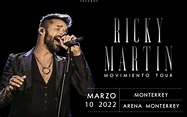 Ricky Martin en la Arena Monterrey, Marzo 2022 | DÓNDE HAY FERIA