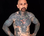 Robert Lasardo Neck Tattoos