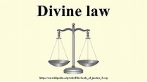 Divine law - YouTube