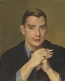 Konstantin Somov | Boris Snejkovsky with a cigarette (1938) | MutualArt
