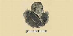 The Rev. John Bethune - The Argyll Colony Plus