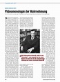 Maurice Merleau-Ponty: Phänomenologie der Wahrnehmung