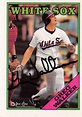 Greg Walker autographed baseball card (Chicago White Sox, 67) 1988 O ...