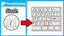 🔕 Qué es la tecla SLASH y cómo hacer SLASH INVERTIDA - YouTube