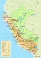Mapa ríos de Perú