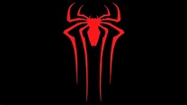 Logo de increíble hombre araña (marvel comic) Black Background ...