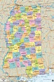 Printable Mississippi County Map