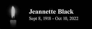 Remembering Jeannette Black – Lewis Black