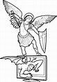 Dibujo De San Miguel Arcangel Para Colorear - Dibujos para colorear