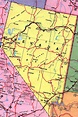 Detailed map of Nevada state with highways. Nevada state detailed map ...