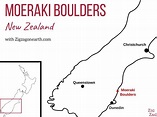 Moeraki Boulders (New Zealand): access, tides, photos