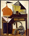 "El gato y el canario" (1947), de Óscar Domínguez - Online Licor