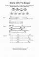 Blame It On The Boogie Sheet Music | The Jackson 5 | Guitar Chords/Lyrics