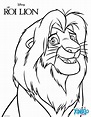 Dibujos para colorear simba, el rey león - es.hellokids.com