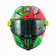 Valentino Rossi’s 2018 Mugello AGV Helmet - Asphalt & Rubber