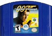 007 The World is Not Enough Grey Nintendo 64 N64 Game